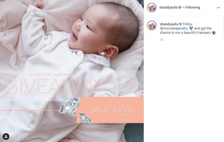 Bayi Shandy Aulia. (Instagram/@shandyaulia)