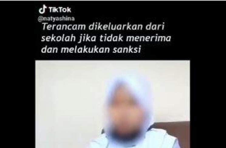 Siswi yang didatangi Natya Shina (Twitter.com/tubirfess)