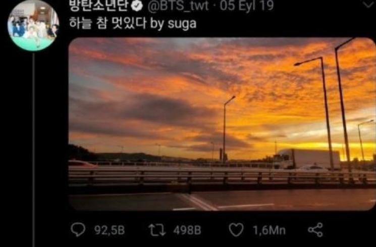 Curhatan Melisa kepada Suga (Twitter.com/taekimsan)