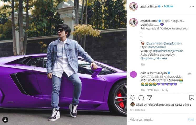 Atta Halilintar. (Instagram/@attahalilintar)