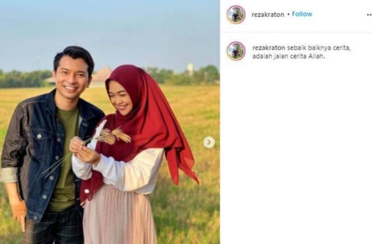 Ria Ricis dan Reza Surya Putra. (Instagram/@rezakraton)