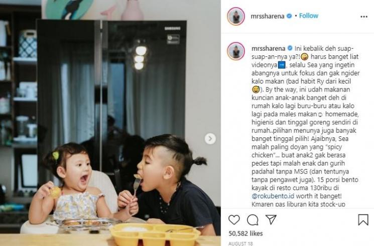 Ryshakan dan Sea Dedari (Instagram.com/mrssharena)