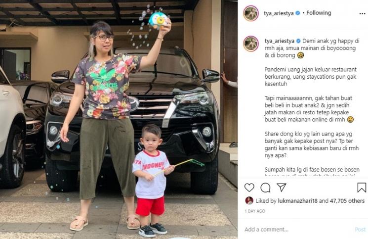 Tya Ariestya. (Instagram/@tya_ariestya)
