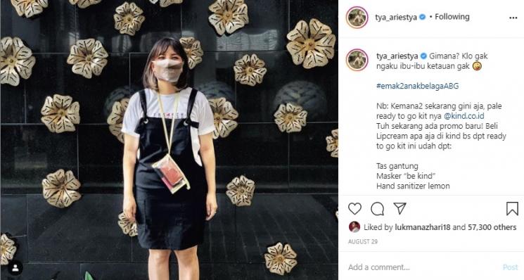 Tya Ariestya. (Instagram/@tya_ariestya)