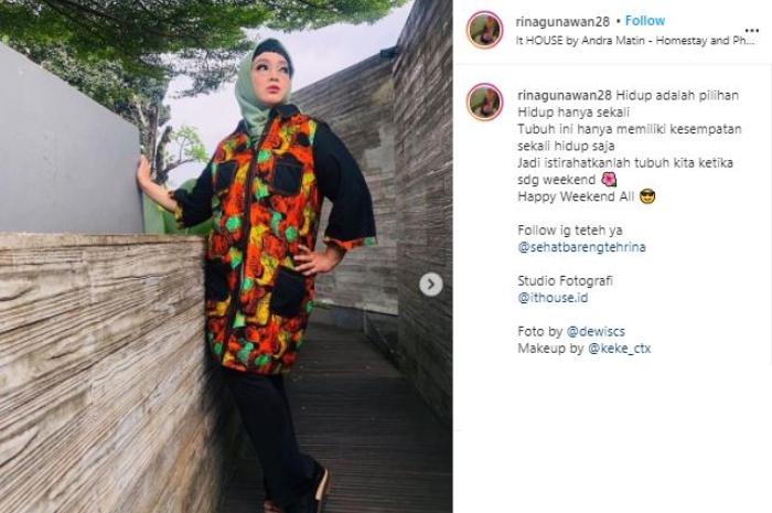 Rina Gunawan. (Instagram/@rinagunawan28)