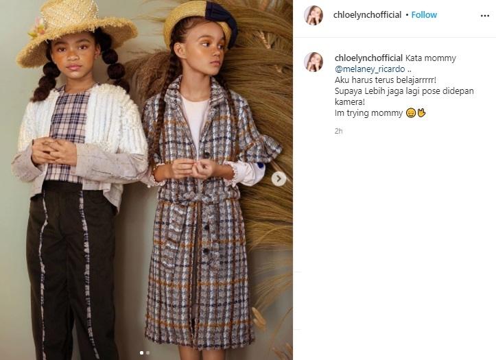 Putri Melaney Ricardo, Chloe Valentine Lynch. (Instagram/@chloelynchofficial)