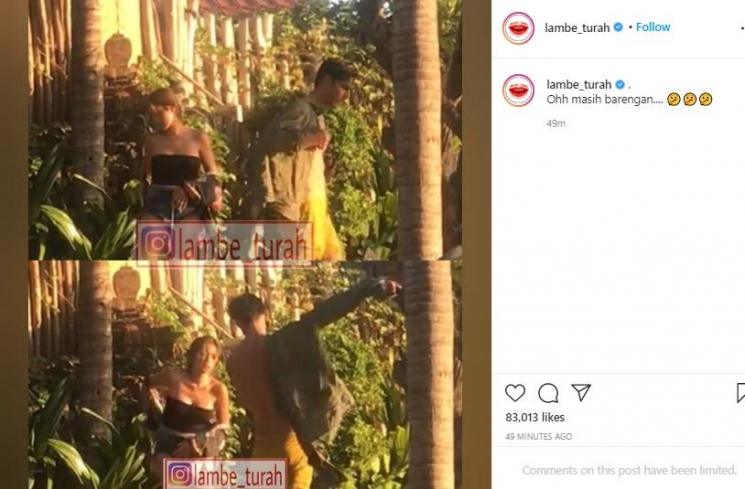 Jessica Iskandar terciduk jalan bareng Richard Kyle (Instagram.com/lambe_turah)