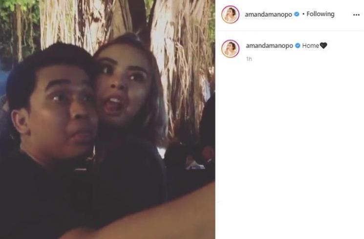 Billy Syahputra dan Amanda Manopo. (Instagram/@amandamanopo)