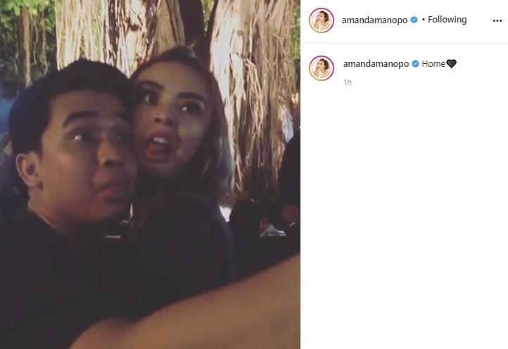 Billy Syahputra dan Amanda Manopo. (Instagram/@amandamanopo)