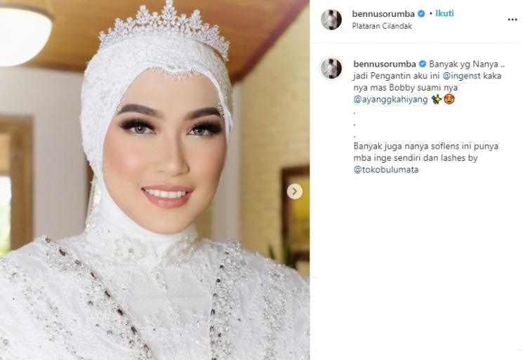 Pernikahan Kakak Ipar Kahiyang Ayu (Instagram/@bennusorumba)