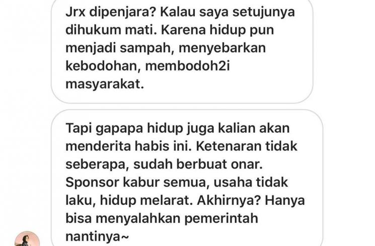 Isi DM akun fake ke Nora Alexandra. (Instagram/@ncdpapl)