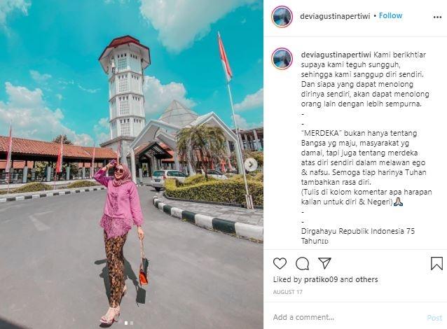 Devi Agustina. (Instagram/@deviagustinapertiwi)
