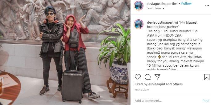 Devi Agustina. (Instagram/@deviagustinapertiwi)