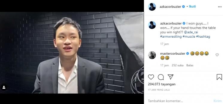 Azka Corbuzier (Instagram/@azkacorbuzier)