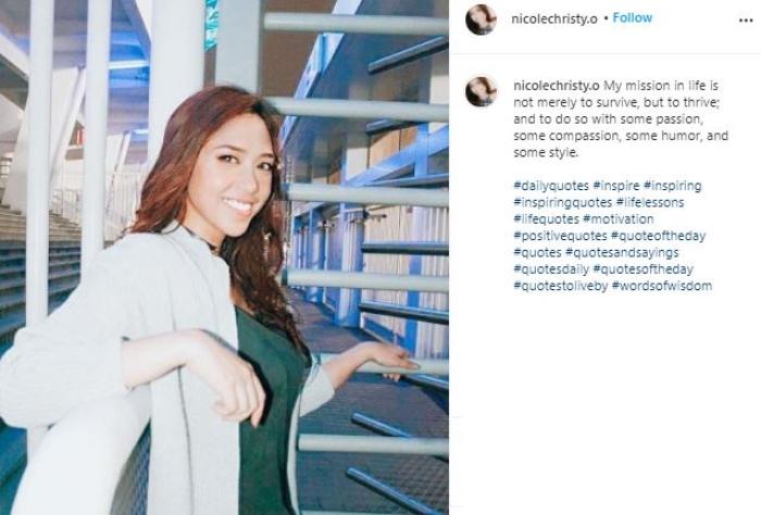 Nichole Christy. (Instagram/@nicholechristy.o)