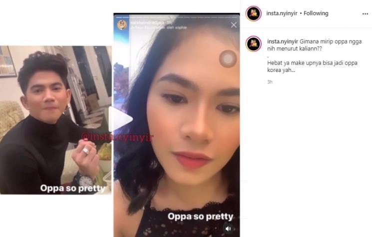 Rizki DA2 dan Salshadilla Juwita. (Instagram/@insta.nyinyir)