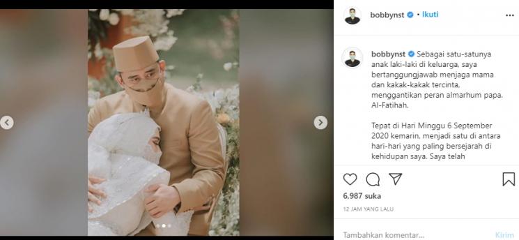 Pernikahan Kakak Ipar Kahiyang Ayu (Instagram/@bobbynst)
