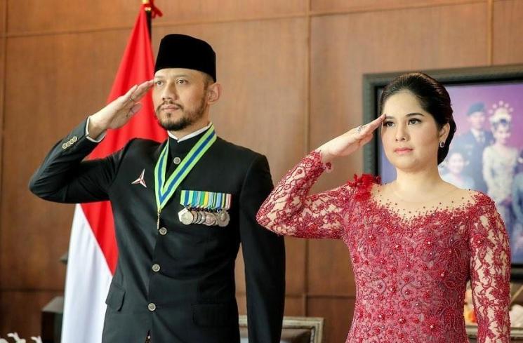 Annisa Pohan dan AHY. (Instagram/@annisayudhoyono)
