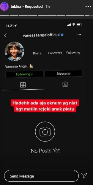 Postingan Bibi Ardiansyah. (Instagram/@bibliss)