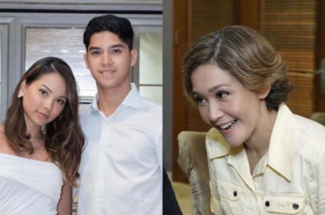 Al Ghazali dan pacar (kiri) - Maia Estianty (kanan). (Instagram)
