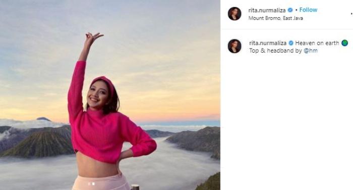 Rita Nurmaliza sindir selebgram minta gratisan. (Instagram/@rita.nurmaliza)