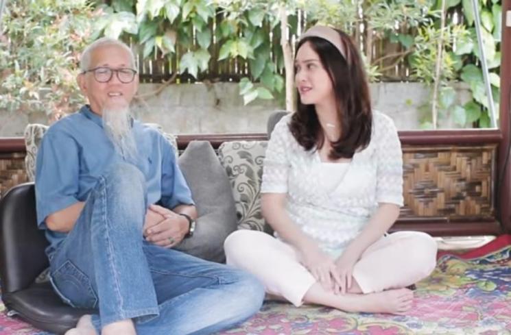 Shandy Aulia dan ayahnya (YouTube/Shandy Aulia)