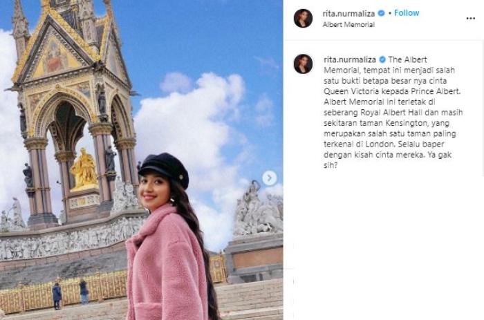 Rita Nurmaliza sindir selebgram minta gratisan. (Instagram/@rita.nurmaliza)