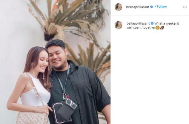 Bella Aprilia, disebut calon istri Ivan Gunawan. (Instagram/@bellasant)