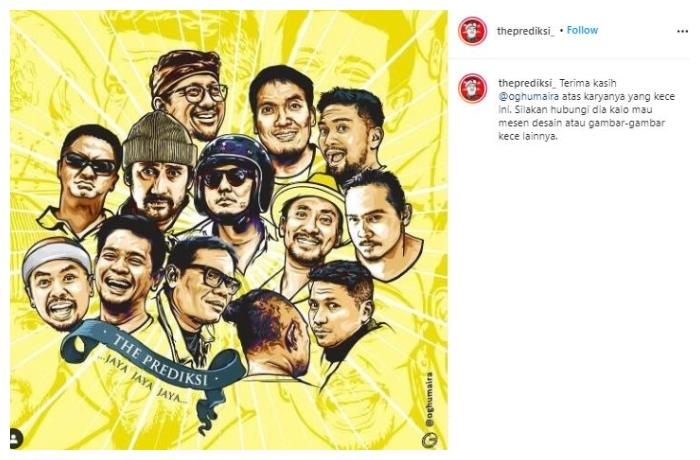 The Prediksi, geng motor artis. (Instagram/@theprediksi_)