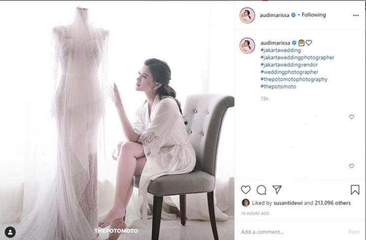 Pernikahan Audy Marissa dan Anthony Xie (Instagram @audimarissa)