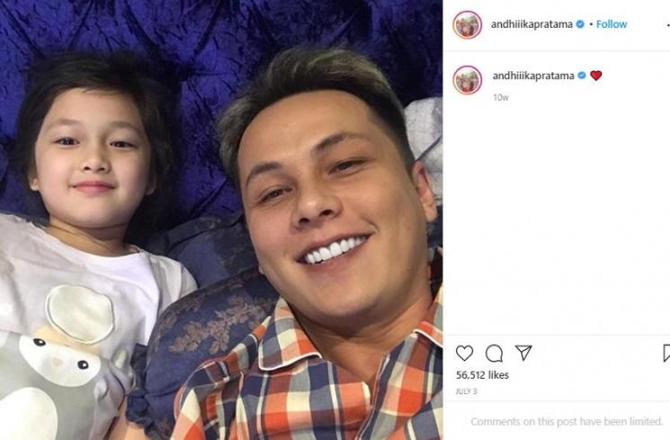 Andhika bersama Elea (Instagram.com/andhiiikapratama)