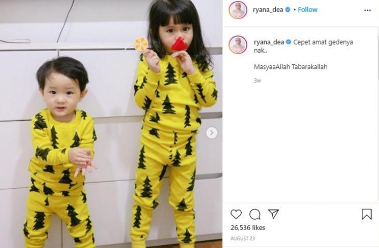Qiandra dan Bebe (Instagram.com/ryana_dea)