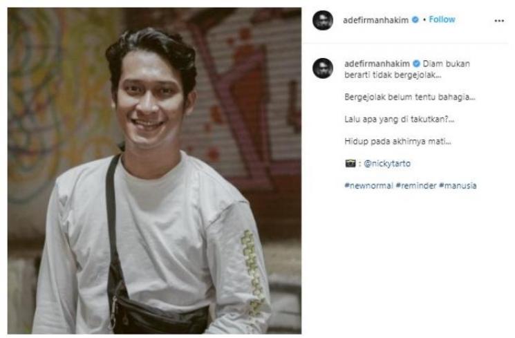 Ade Firman Hakim. (Instagram/@adefirmanhakim)
