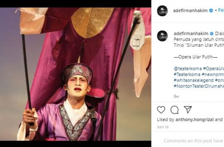 Ade Firman Hakim. (Instagram/@adefirmanhakim)