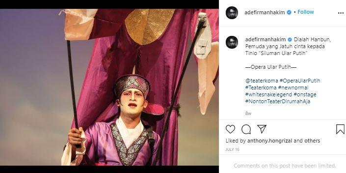 Ade Firman Hakim. (Instagram/@adefirmanhakim)