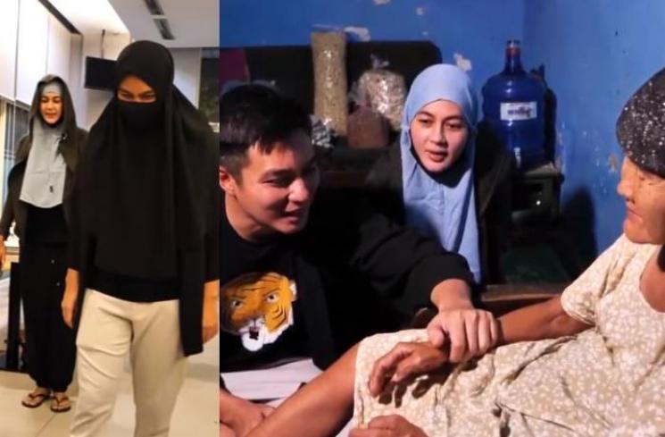Momen Baim Wong ketemu Nenek Iroh. (Youtube/BaimPaula)