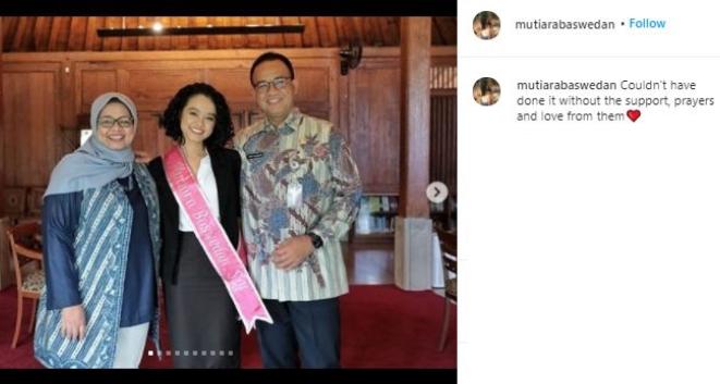 Mutiara Baswedan, putri Anies Baswedan. (Instagram/@mutiarabaswedan)