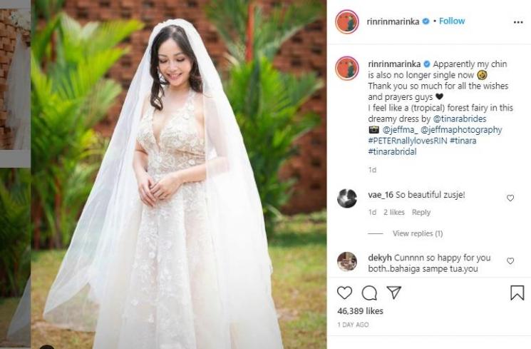 Chef Marinka dan suami (Instagram.com/rinrinmarinka)