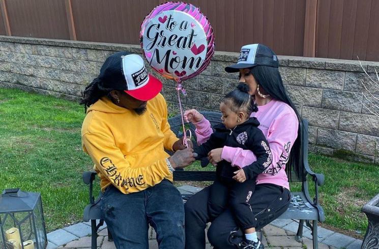Cardi B dan Offset. (Instagram/@iamcardib)