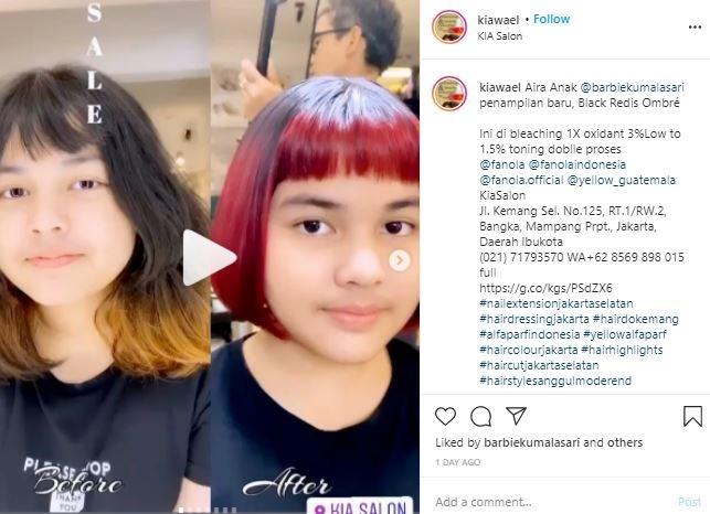 Barbie Kumalasari. (Instagram/@kiawael)