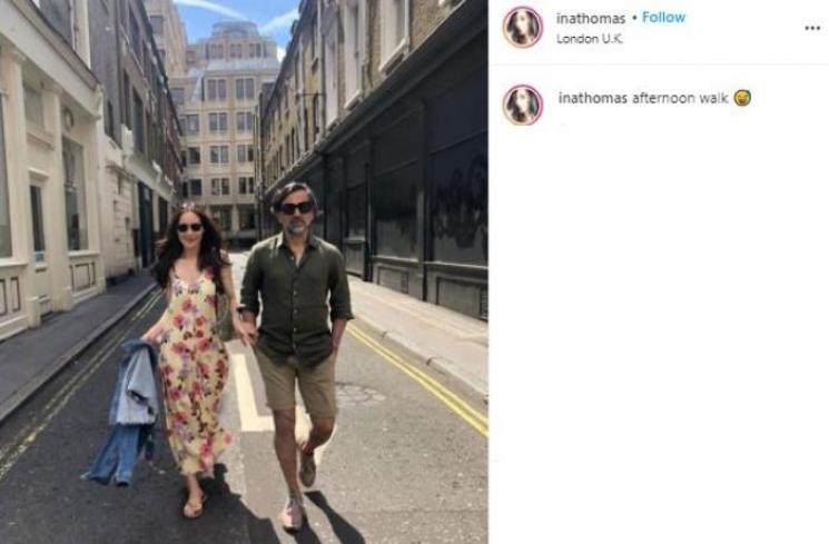 Keluarga Jeremy Thomas di London. (Instagram/@inathomas)