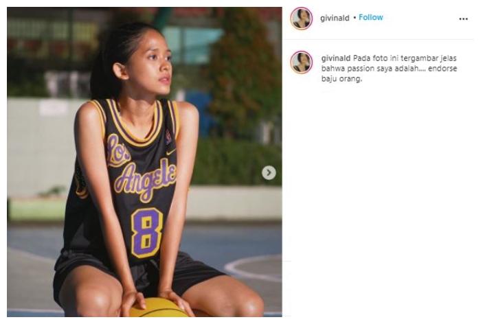 Givina Lukita Dewi. (Instagram/@givinald)