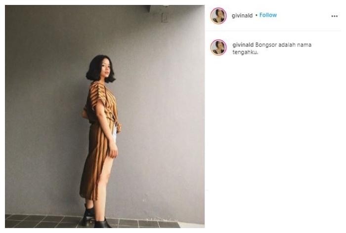 Givina Lukita Dewi. (Instagram/@givinald)