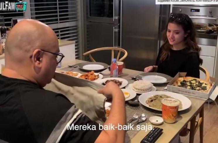 Marsha Aruan ke rumah Irwan Mussry dan Maia Estianty