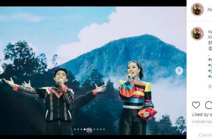 Betrand Peto di Kilau Konser. (Instagram/@ruben_onsu)