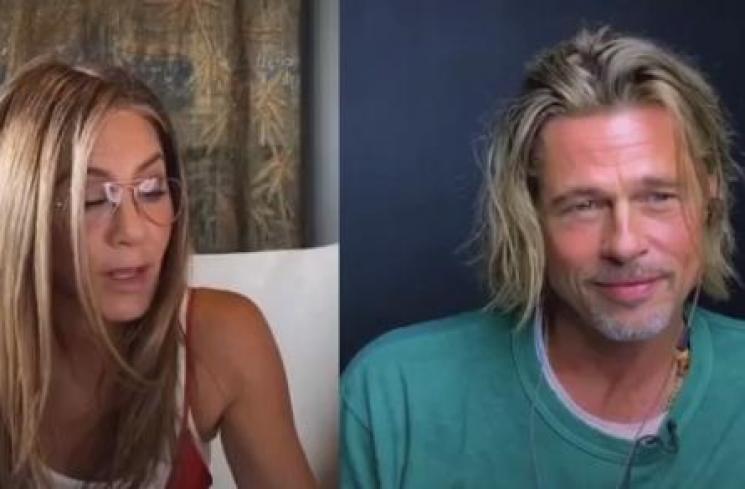 Capture video Jennifer Aniston dan Brad Pitt (Instagram/@lamiscorner)