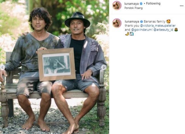 Potret keluarga Luna Maya. (Instagram/@lunamaya)