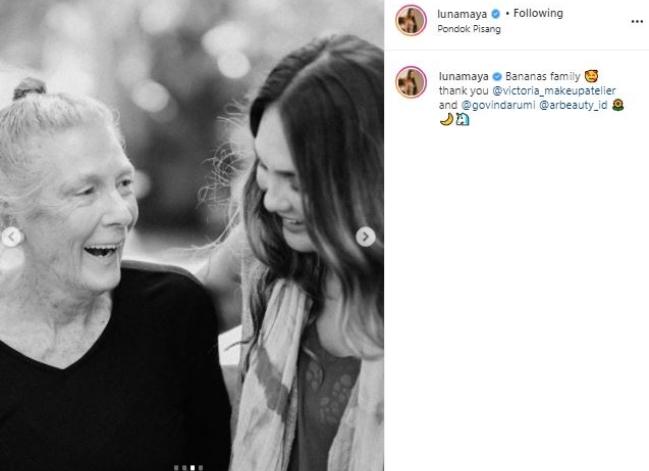Potret keluarga Luna Maya. (Instagram/@lunamaya)
