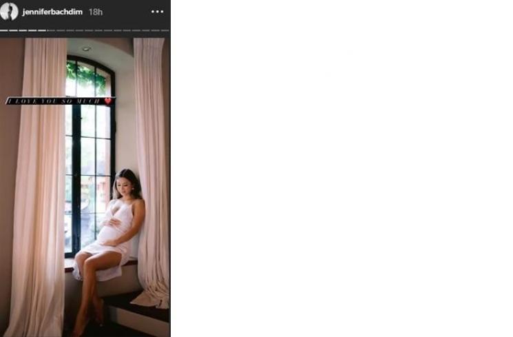 Baby shower Jennifer Bachdim (Instagram @jenniferbachdim)