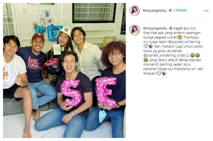 Felicya Angelista sidang skripsi. (Instagram/@felicyangelista_)
